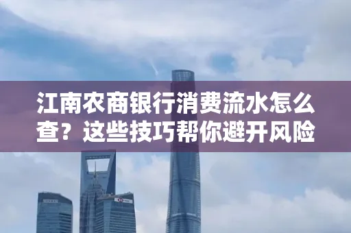 江南农商银行消费流水怎么查？这些技巧帮你避开风险